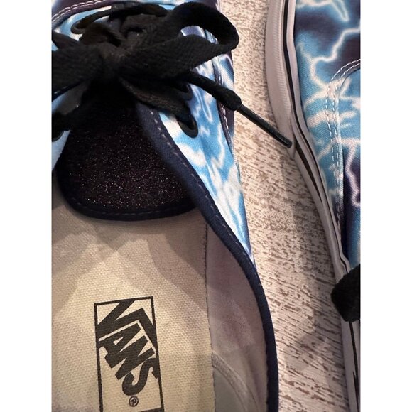 Ripndip x Vans custom NIKOLA low top shoes 11 lightening (BLACK/blue) - Picture 8 of 8